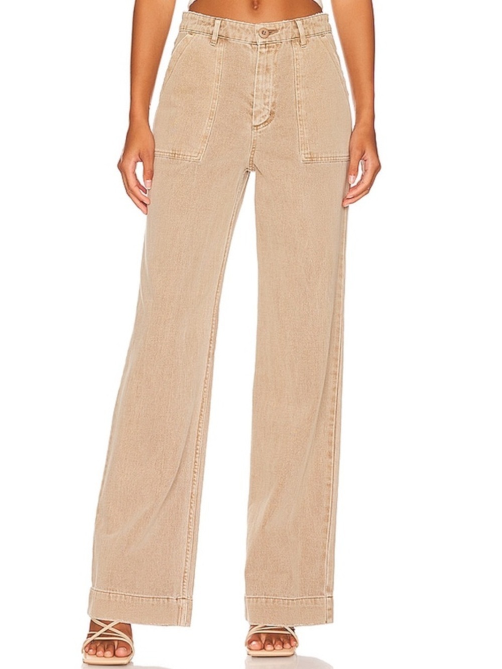 Le Superbe Brenda Twill Pant 4 Camel Tan Minimalist Modern Elevated Chic Me